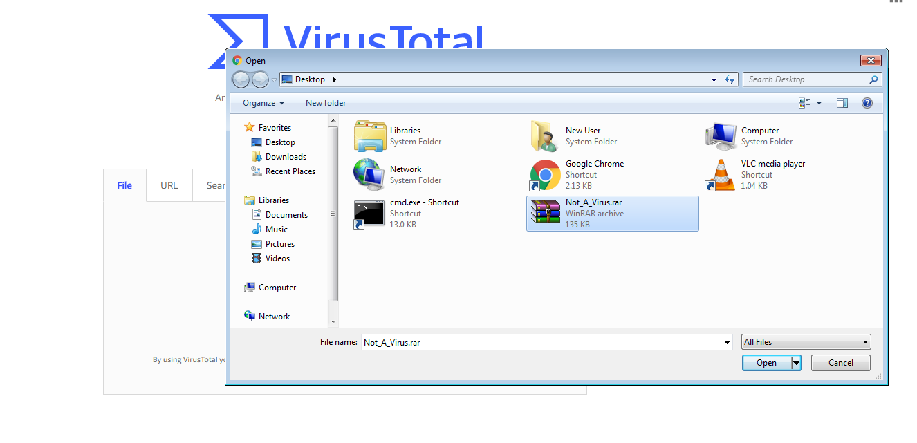 descargar virustotal uploader