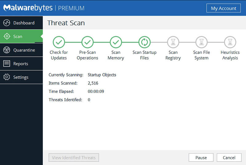 how to disable check for updates malwarebytes