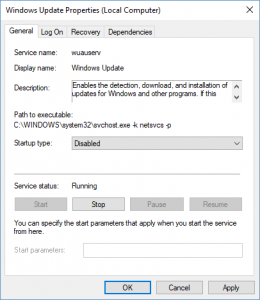 WindowsUpdateService