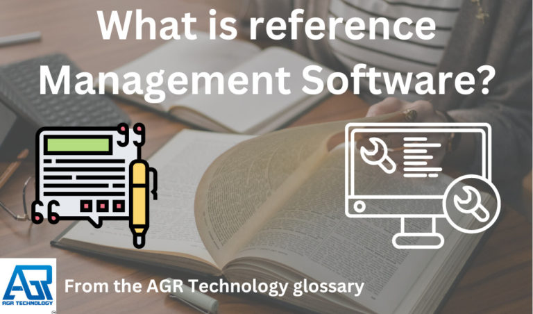 Reference Management Software - AGR Technology