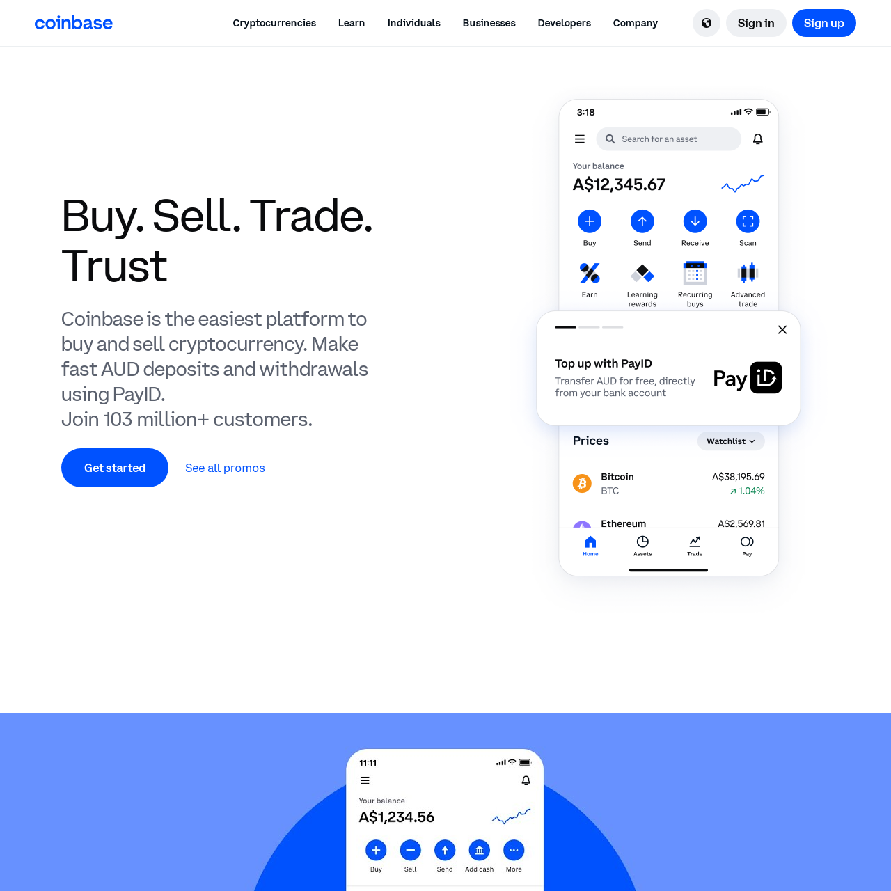 Coinbase - Buy & Sell Bitcoin, Ethereum, and more with trust