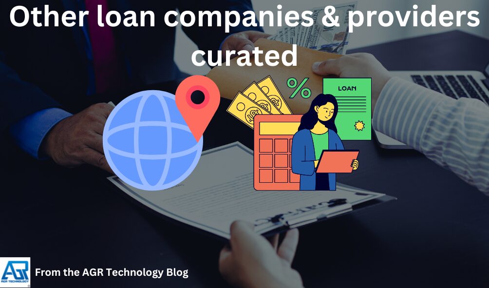 Other loan companies & providers curated