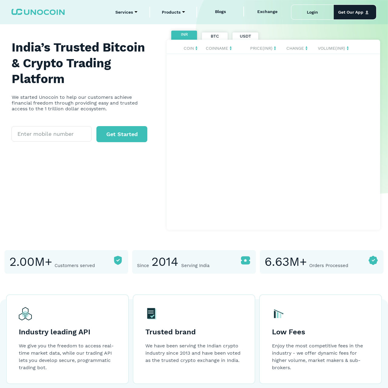 Unocoin Best Cryptocurrency Exchange in India _ Buy, Sell & Trade