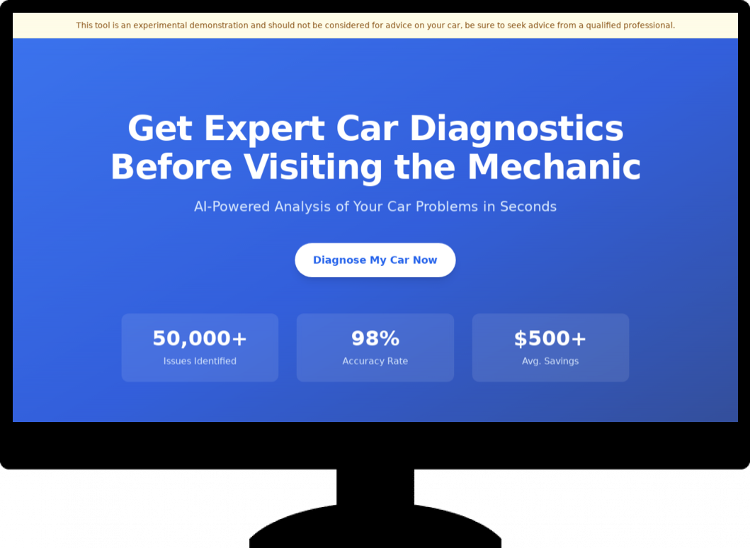 AI Car Diagnostics Chatbot Tool