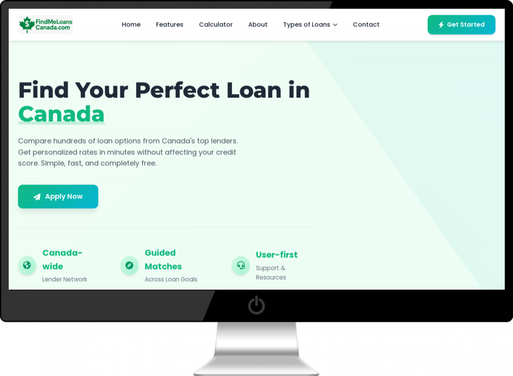 Our Portfolio 61 FindMeLoansCanadaScreenshot