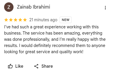 AGR Technology Customer Reviews & Testimonials 20 ZainabReviewAGRTechnology